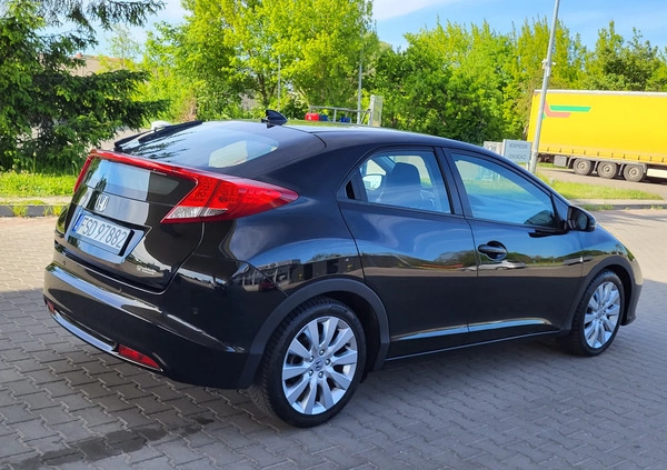 Honda Civic cena 39999 przebieg: 129832, rok produkcji 2012 z Drezdenko małe 781